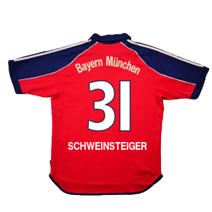 Bayern Munich 1999-01 Home Shirt (XL) (Very Good) (Schweinsteiger 31)_1