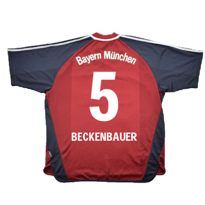 Bayern Munich 2001-02 Home Shirt (S) (Very Good) (Beckenbauer 5)_1