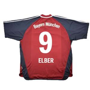 Bayern Munich 2001-02 Home Shirt (S) (Good) (Elber 9)_1