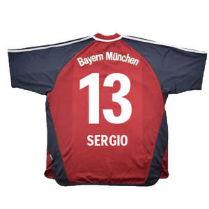 Bayern Munich 2001-02 Home Shirt (S) (Very Good) (Sergio 13)_1