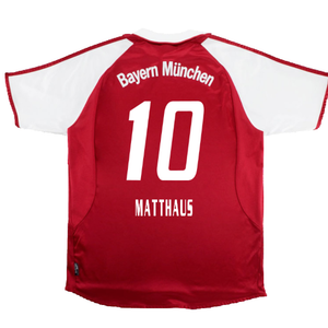 Bayern Munich 2004-05 Home Shirt (XL) (Fair) (Matthaus 10)_1