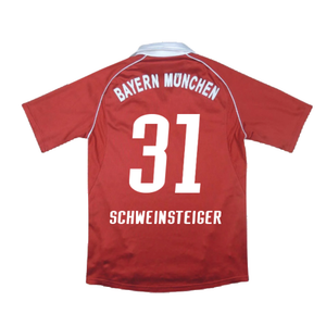 Bayern Munich 2005-06 Home Shirt (XL) (Mint) (Schweinsteiger 31)_1