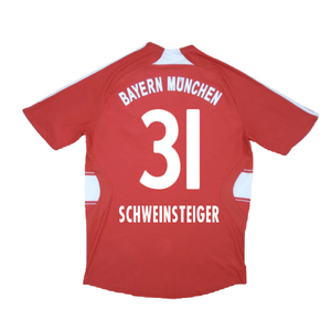 Bayern Munich 2007-09 Home (XXL) (Excellent) (Schweinsteiger 31)_1