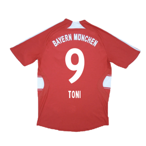 Bayern Munich 2007-09 Home (M) (Very Good) (Toni 9)_1