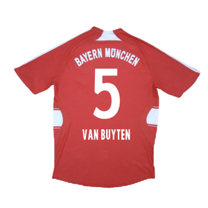 Bayern Munich 2007-09 Home (M) (Very Good) (Van Buyten 5)_1