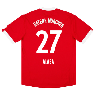 Bayern Munich 2009-10 Home Shirt (L) (Excellent) (Alaba 27)_1