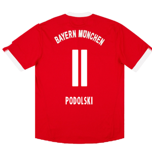 Bayern Munich 2009-10 Home Shirt (L) (Excellent) (Podolski 11)_1