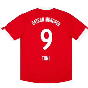 Bayern Munich 2009-10 Home Shirt (Excellent) (Toni 9)_1