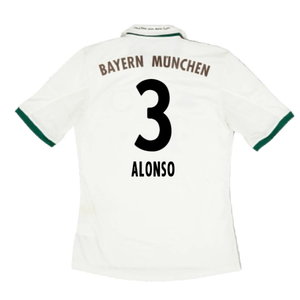 Bayern Munich 2013-14 Away Shirt (XXL) (Good) (Alonso 3)_1