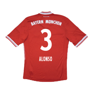 Bayern Munich 2013-14 Home Shirt (Excellent) (Alonso 3)_1