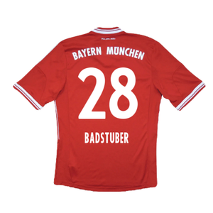 Bayern Munich 2013-14 Home Shirt (Excellent) (Badstuber 28)_1