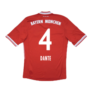 Bayern Munich 2013-14 Home Shirt (S) (Excellent) (Dante 4)_1