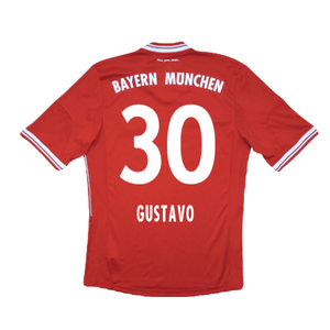 Bayern Munich 2013-14 Home Shirt (S) (Excellent) (Gustavo 30)_1