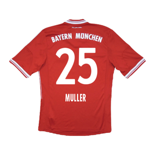 Bayern Munich 2013-14 Home Shirt (S) (Excellent) (Muller 25)_1