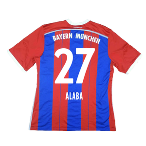 Bayern Munich 2014-15 Home Shirt (S) (Mint) (Alaba 27)_1