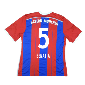 Bayern Munich 2014-15 Home Shirt (S) (Mint) (Benatia 5)_1