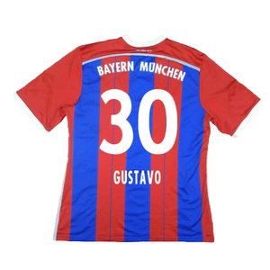 Bayern Munich 2014-15 Home Shirt (S) (Excellent) (Gustavo 30)_1