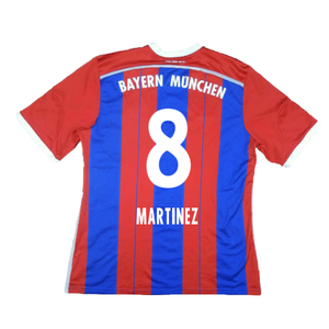 Bayern Munich 2014-15 Home Shirt (S) (Mint) (Martinez 8)_1