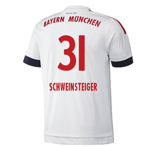 Bayern Munich 2015-16 Away Shirt (2XL) (Good) (Schweinsteiger 31)_1