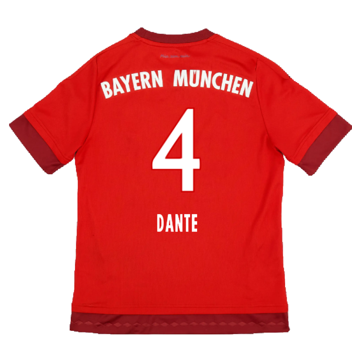 Bayern Munich 2015-16 Home Shirt (S) (Good) (Dante 4)