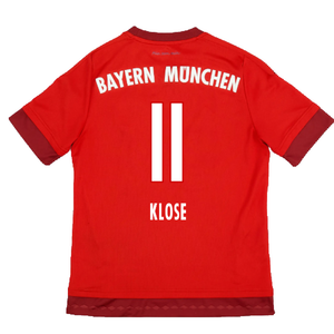 Bayern Munich 2015-16 Home Shirt (S) (Excellent) (Klose 11)_1