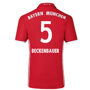 Bayern Munich 2016-17 Home Shirt (Excellent) (Beckenbauer 5)_1