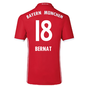 Bayern Munich 2016-17 Home Shirt (Excellent) (Bernat 18)_1