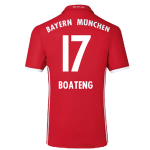 Bayern Munich 2016-17 Home Shirt (Excellent) (Boateng 17)_1