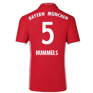 Bayern Munich 2016-17 Home Shirt (Excellent) (Hummels 5)_1