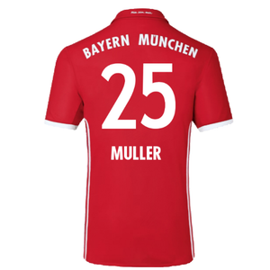 Bayern Munich 2016-17 Home Shirt (Excellent) (Muller 25)_1