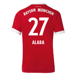 Bayern Munich 2017-18 Home Shirt (Excellent) (Alaba 27)_1