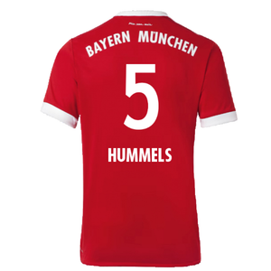 Bayern Munich 2017-18 Home Shirt (Excellent) (Hummels 5)_1