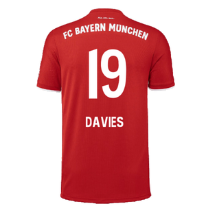 Bayern Munich 2020-21 Home Shirt (L) (Mint) (DAVIES 19)_1