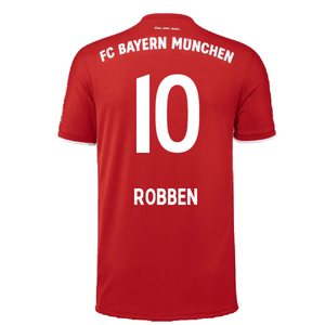 Bayern Munich 2020-21 Home Shirt (L) (Mint) (ROBBEN 10)_1