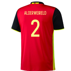 2016-2017 Belgium Home Adidas Football Shirt (xl) (Good) (Alderweireld 2)_1