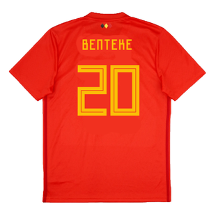 Belgium 2018-19 Home Shirt (XL) (Good) (Benteke 20)_1