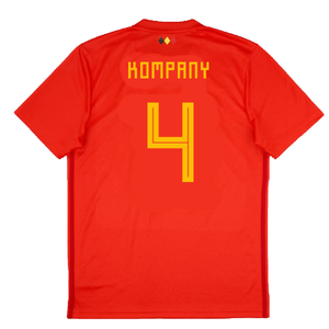 Belgium 2018-19 Home Shirt (XL) (Good) (Kompany 4)_1