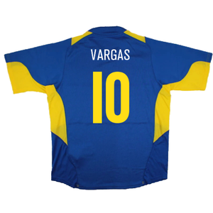 Boca Juniors 2005-06 Home Shirt (L) (Excellent) (Vargas 10)_1