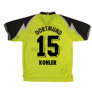 Borussia Dortmund 1995-96 Home Shirt (XS) (Excellent) (Kohler 15)_1