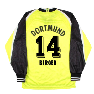 Borussia Dortmund 1995-96 Long Sleeve Home Shirt (S) (Very Good) (Berger 14)_1