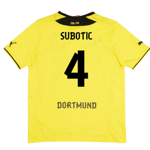 Borussia Dortmund 2013-14 Home Shirt (Very Good) (Subotic 4)_1