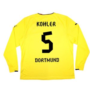 Borussia Dortmund 2013-14 Special Winter Edition Long Sleeve Home Shirt (2XL) (Very Good) (Kohler 5)_1