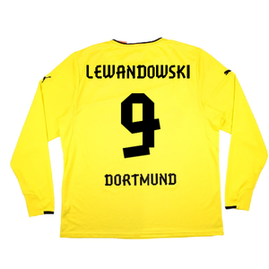 Borussia Dortmund 2013-14 Special Winter Edition Long Sleeve Home Shirt (2XL) (Very Good) (Lewandows_1