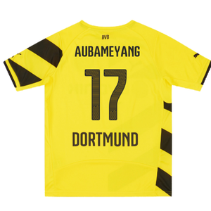 Borussia Dortmund 2014-15 Home Shirt (2XLB) (Good) (Aubameyang 17)_1