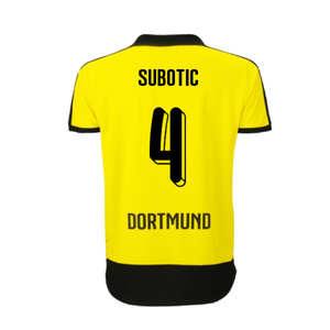 Borussia Dortmund 2015-16 Home Shirt (Very Good) (Subotic 4)_1