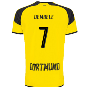 Borussia Dortmund 2016-17 Champions League Home Shirt (Very Good) (Dembele 7)_1