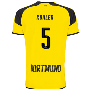 Borussia Dortmund 2016-17 Champions League Home Shirt (Very Good) (Kohler 5)_1