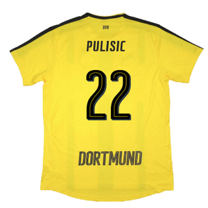 Borussia Dortmund 2016-17 Home Shirt (S) (Excellent) (Pulisic 22)_1