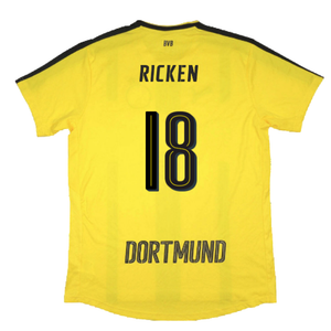 Borussia Dortmund 2016-17 Home Shirt (S) (Excellent) (Ricken 18)_1