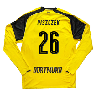 Borussia Dortmund 2016-17 Long Sleeve European Home Shirt (L) (Piszczek 26) (Excellent)_1